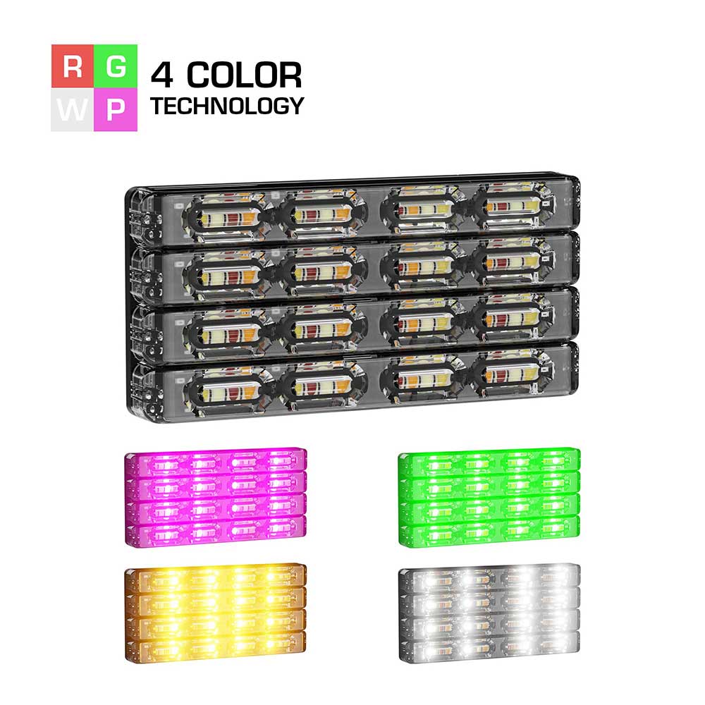 (Coming Soon) Quadra Series 64 LED Quad Color Grill Light Head