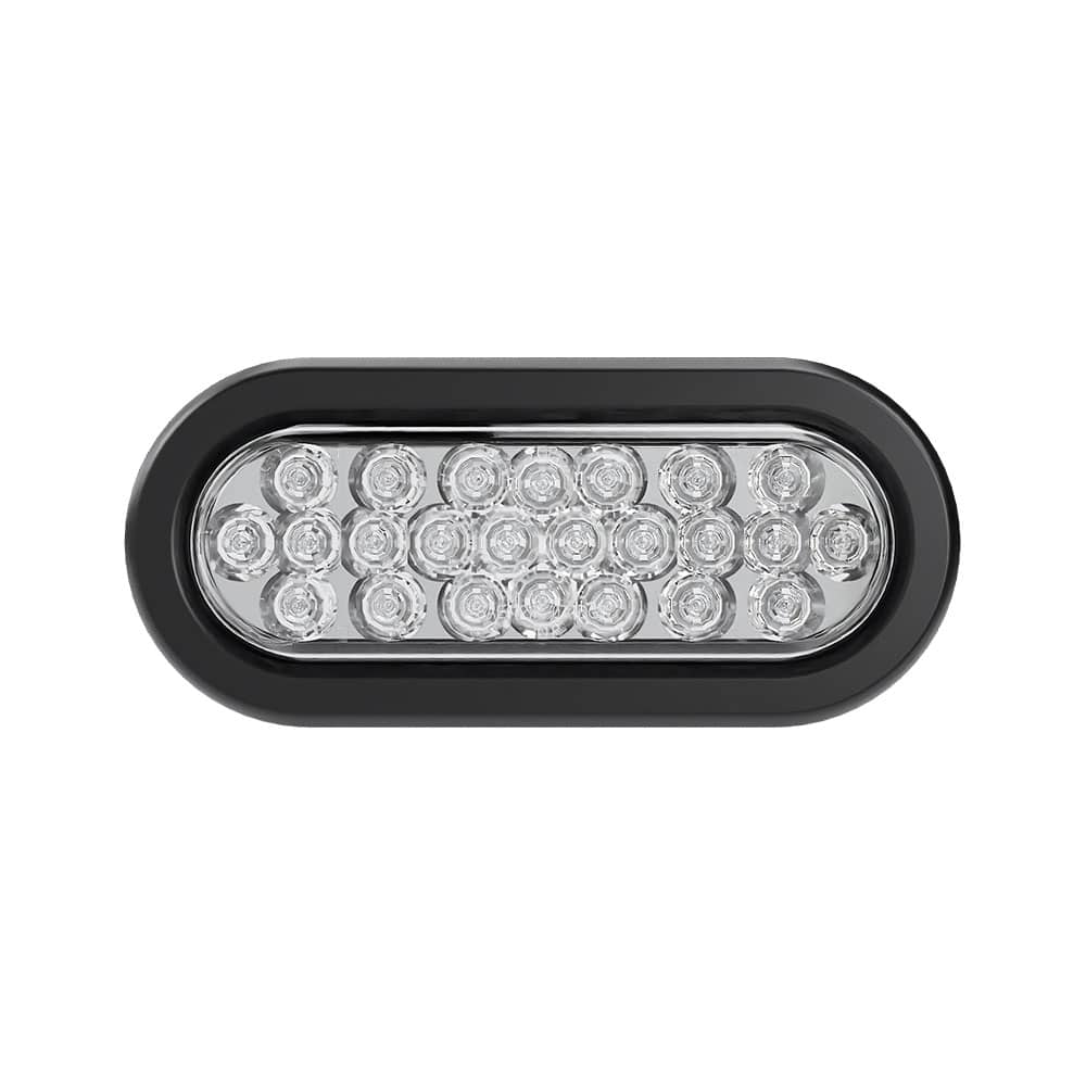 6” Oval - 24 LED White Back Up Reverse Trailer Light