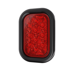 5″ Rectangular - 10 LED Red Stop Brake Tail Turn Trailer Light